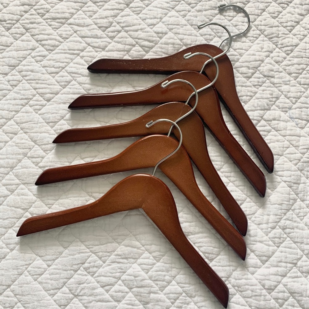 Mahogany Wood Hangers